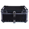 LGP 80L black aluminum plane top box with backrest

