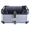LGP 80L silver aluminum plane top box with backrest

