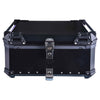 LGP 80L black aluminum plane top box with backrest

