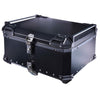 LGP 80L black aluminum plane top box with backrest

