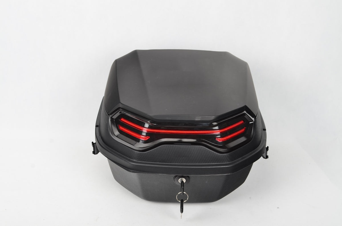 Moto Vanguard 44L waterproof motorcycle top box black