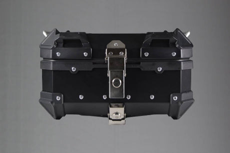 Moto Vanguard 22L black aluminum motorcycle top box