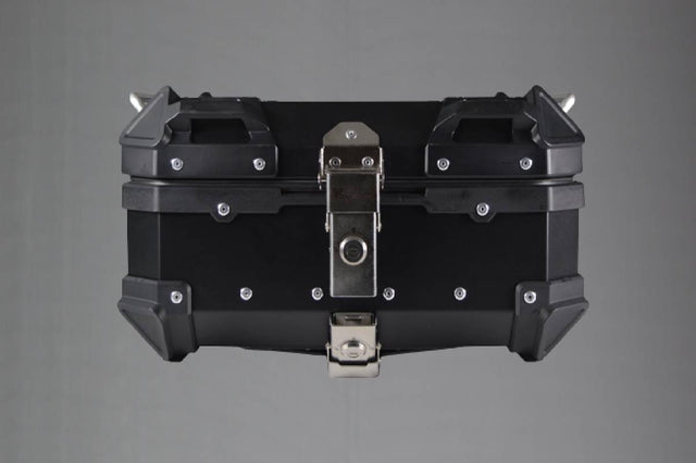 Moto Vanguard 22L black aluminum motorcycle top box