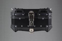 Moto Vanguard 22L black aluminum motorcycle top box