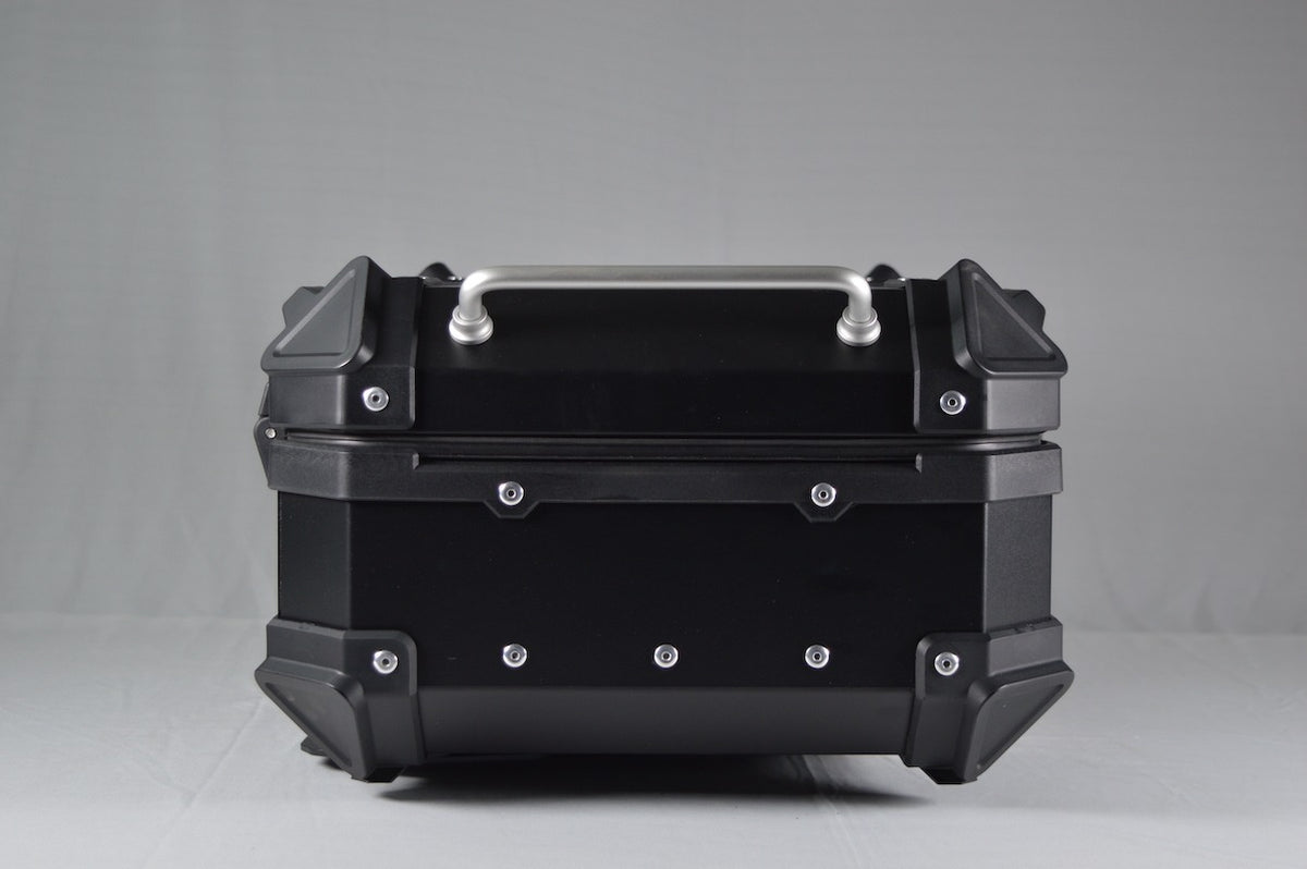 Moto Vanguard 22L black aluminum motorcycle top box
