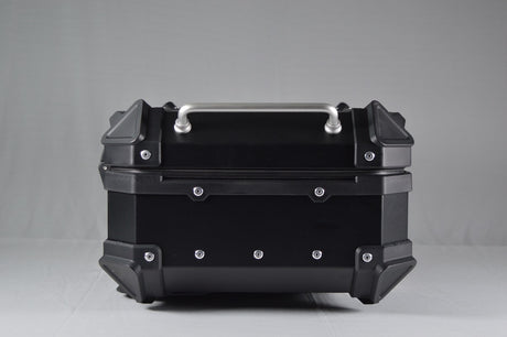 Moto Vanguard 22L black aluminum motorcycle top box