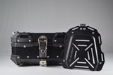 Moto Vanguard 22L black aluminum motorcycle top box