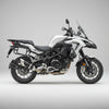 Barrel Rogue 2 Stainless Steel Exhaust with Mid Pipe for Benelli TRK 502 Adventure Motorcycle