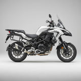 Barrel Rogue 2 Stainless Steel Exhaust with Mid Pipe for Benelli TRK 502 Adventure Motorcycle