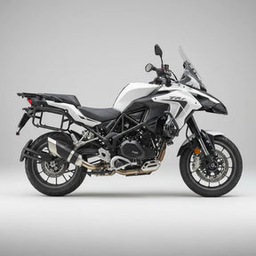 Barrel Rogue 2 Stainless Steel Exhaust with Mid Pipe for Benelli TRK 502 Adventure Motorcycle