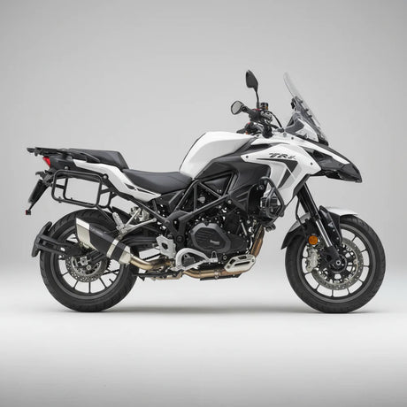 Barrel Rogue 2 Stainless Steel Exhaust with Mid Pipe for Benelli TRK 502 Adventure Motorcycle