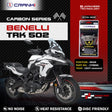 CRANK1 Carbon Rear Brake Pads CFB896 for Benelli TRK 502 2017 Onwards High Performance Motorcycle Brake Pads