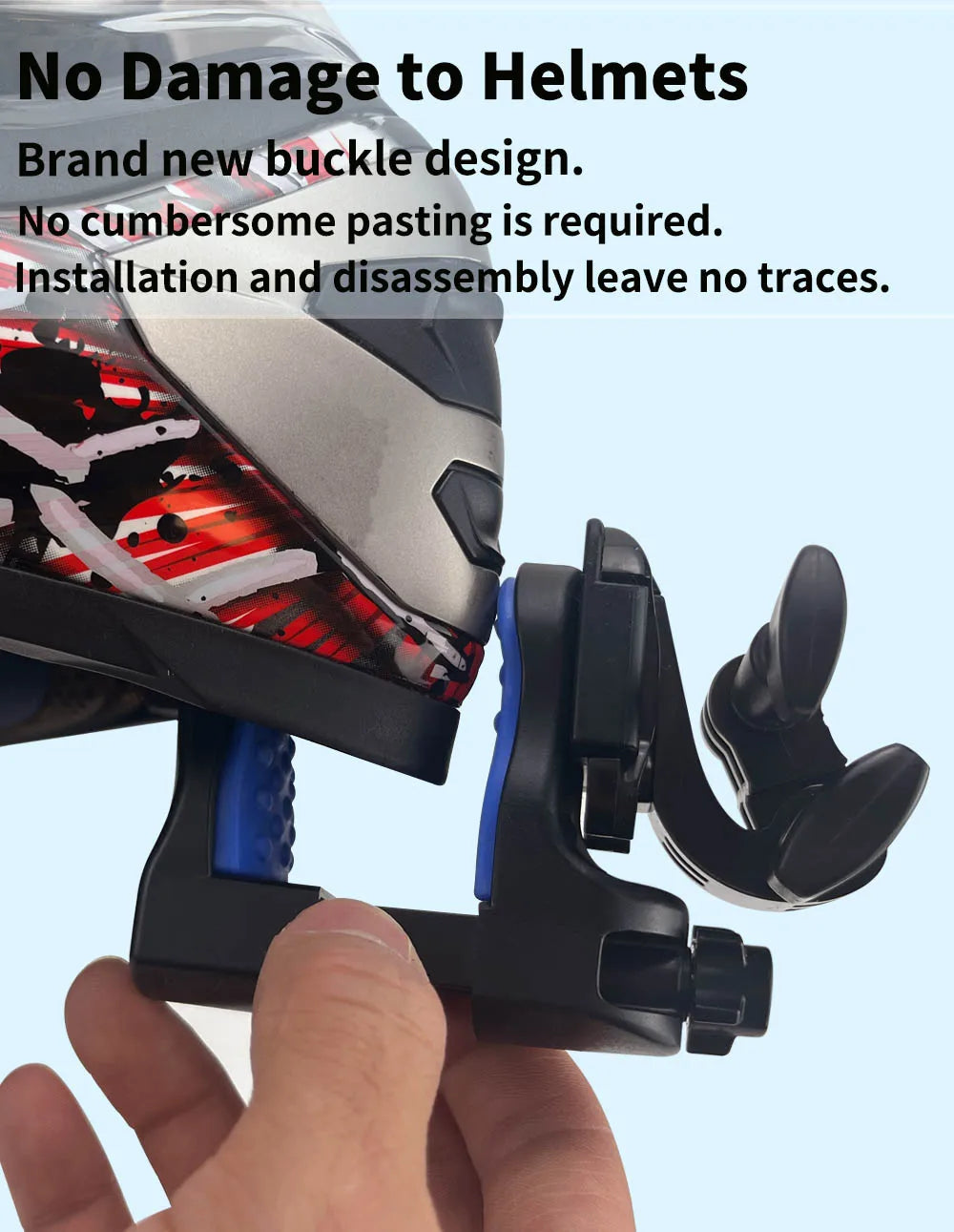 TUYU motorcycle helmet chin mount for GoPro action camera
