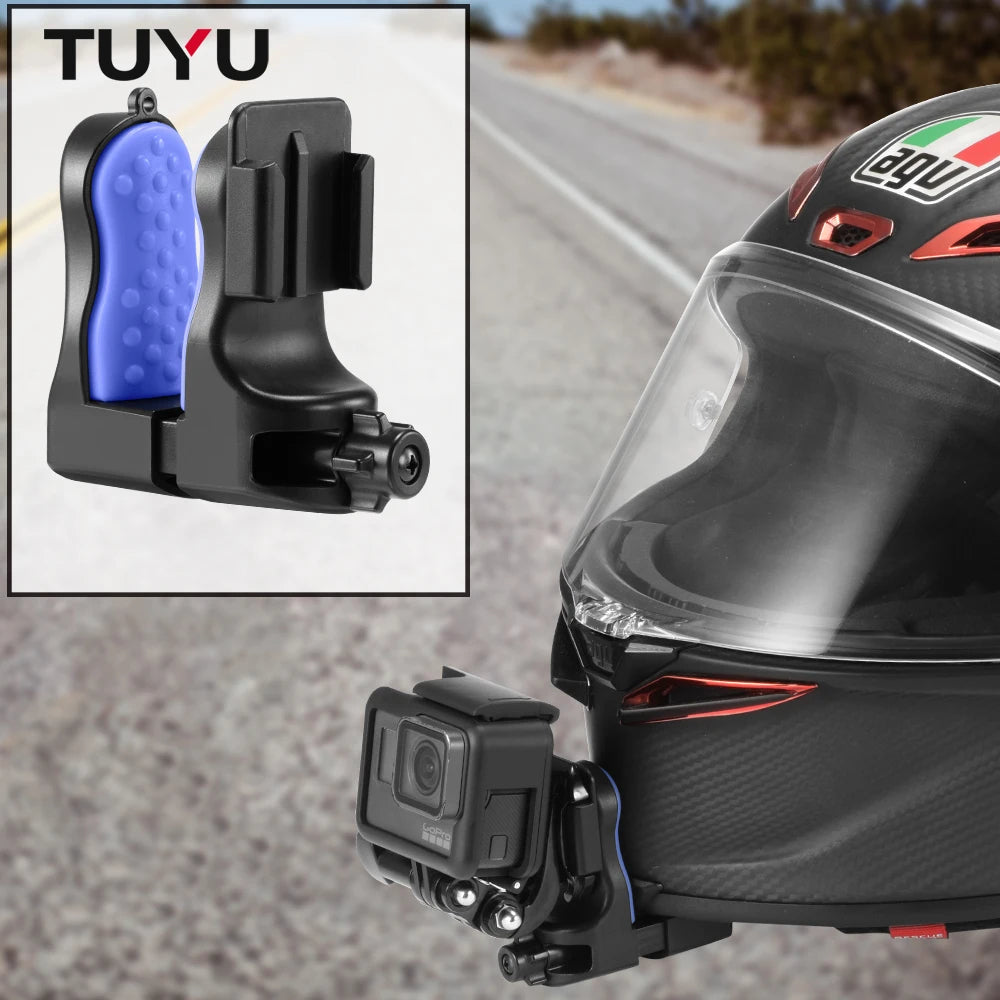 TUYU motorcycle helmet chin mount for GoPro action camera
