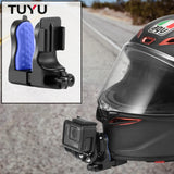 TUYU motorcycle helmet chin mount for GoPro action camera
