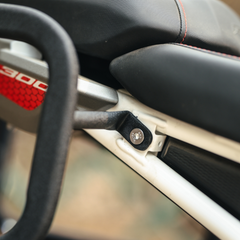Hyperrider Saddle Stay for TVS Apache RTX 300 – Heavy-Duty Pannier and Saddlebag Mount
