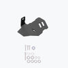 Legundary Bolster Pillion Footrest Black for TVS Apache RTX 300