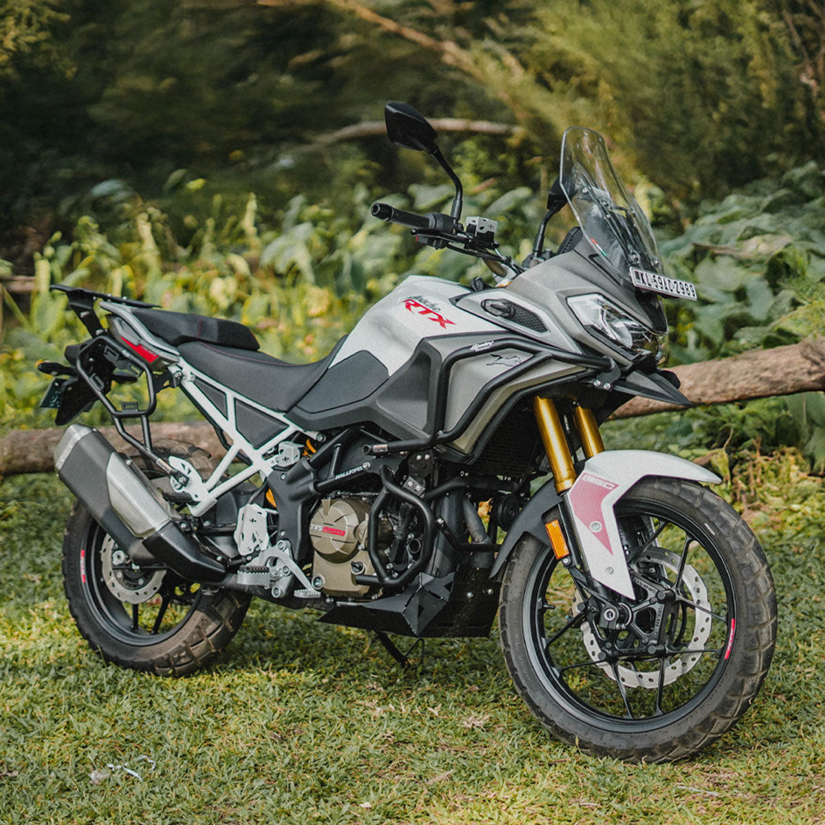 Legundary Raptor Crash Guard Upper Lower Set Black for TVS Apache RTX 300