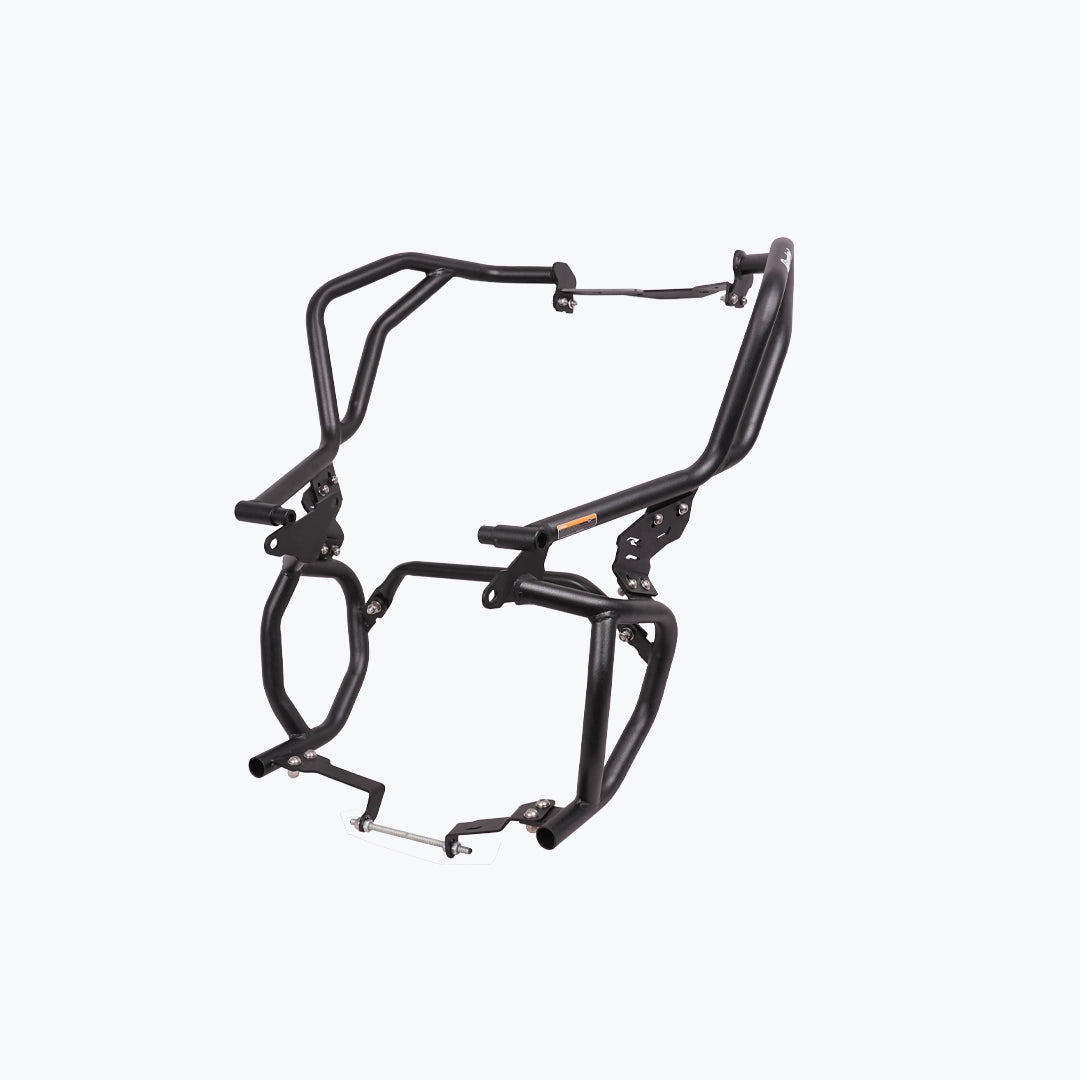 Legundary Raptor Crash Guard Upper Lower Set Black for TVS Apache RTX 300