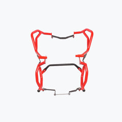 Legundary Raptor Crash Guard Upper Lower Set Red for TVS Apache RTX 300