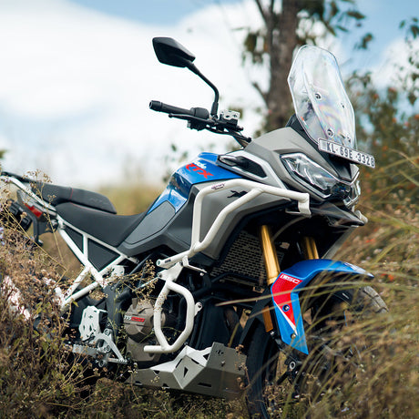 Legundary Raptor Crash Guard Upper Lower Set White for TVS Apache RTX 300