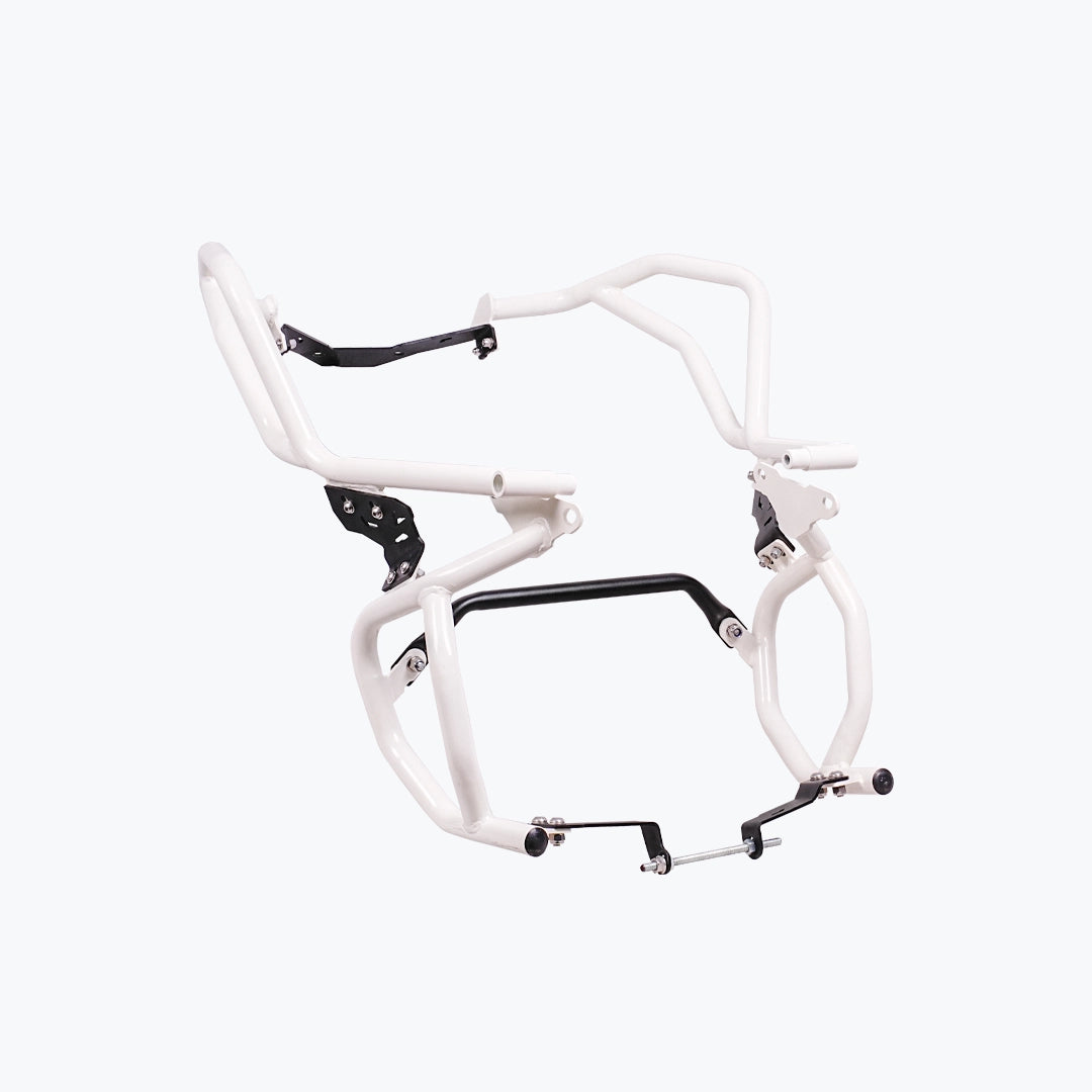 Legundary Raptor Crash Guard Upper Lower Set White for TVS Apache RTX 300