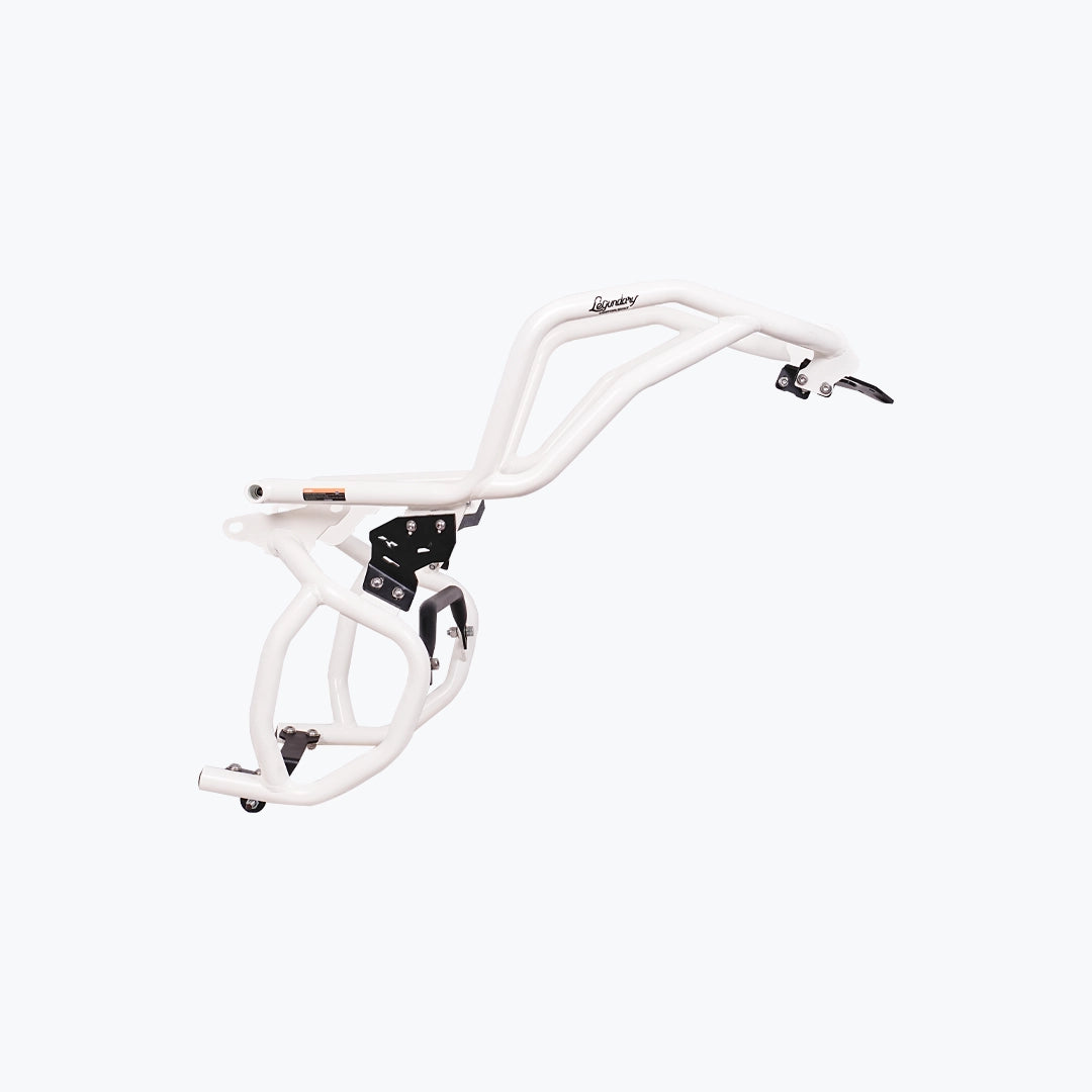 Legundary Raptor Crash Guard Upper Lower Set White for TVS Apache RTX 300