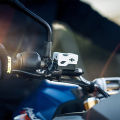 Legundary Tricorn Aluminium Front Oil Cap Silver for TVS Apache RTX 300