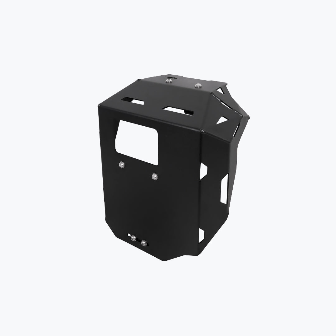 Legundary Vambrace Aluminium Bashplate Black for TVS Apache RTX 300