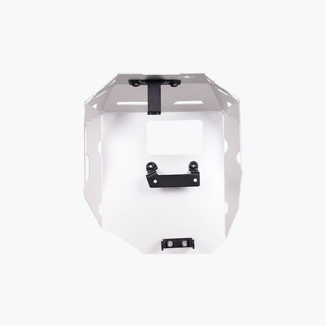 Legundary Vambrace Aluminium Bashplate Silver for TVS Apache RTX 300