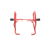 MotoCare Dual Slider Crash Guard for Scram 440 in red and black heavy duty engine protection guard