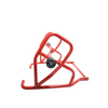 MotoCare Dual Slider Crash Guard for Scram 440 in red and black heavy duty engine protection guard