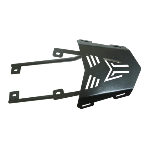 Motocare Type 2 Carrier with Plate for Yamaha MT-15