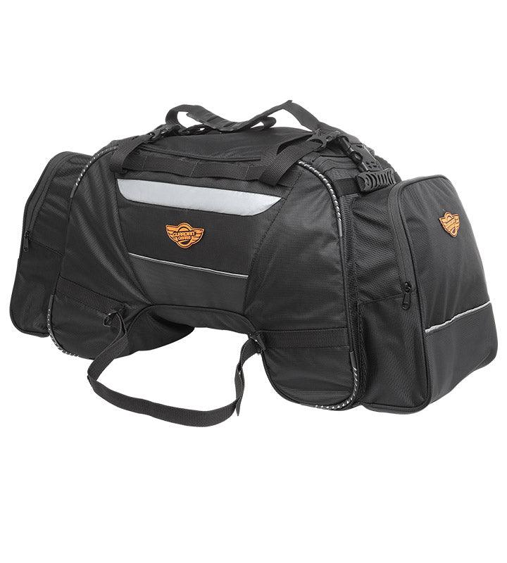 Guardian Gears Rhino 70L Waterproof Motorcycle Tail Bag with Dry Bag and Rain Cover