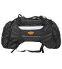 Guardian Gears Rhino Mini 50L waterproof motorcycle tail bag with waterproof dry bag and rain cover mounted on a touring motorcycle