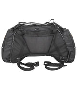 Guardian Gears Rhino Mini 50L waterproof motorcycle tail bag with waterproof dry bag and rain cover mounted on a touring motorcycle