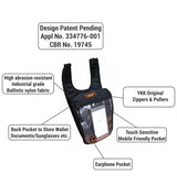 Guardian Gears Wolverine motorcycle tank bag mounted on Royal Enfield
