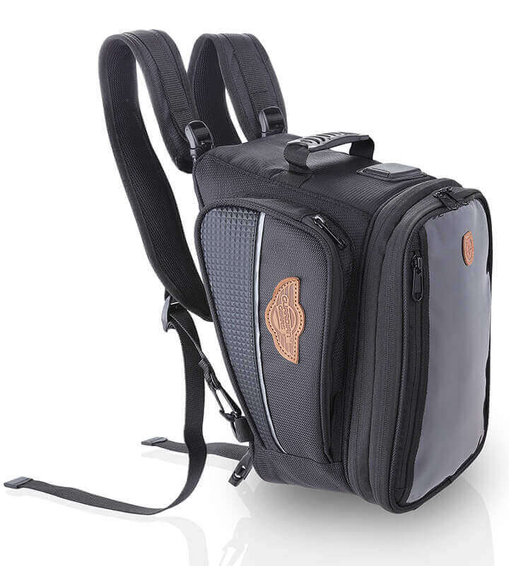 Guardian Gears Alpha 20L adventure motorcycle tank bag on Royal Enfield Himalayan