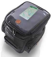 Guardian Gears Alpha 20L adventure motorcycle tank bag on Royal Enfield Himalayan