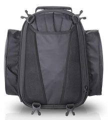 Guardian Gears Shark 28L expandable motorcycle tank bag mounted on Royal Enfield