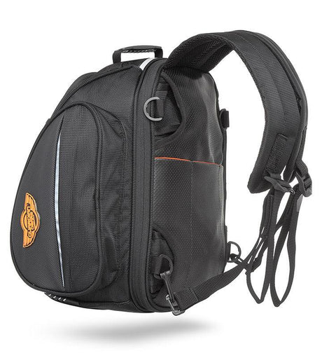 Guardian Gears Jaws 28L magnetic motorcycle tank bag mounted on Royal Enfield