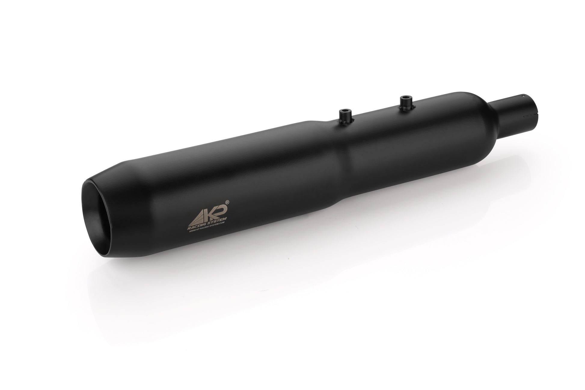 KP Racing THOR Black Exhaust SS304 Stainless Steel Performance Silencer for Royal Enfield Bullet 350 Classic 350 Reborn Meteor 350 J Series