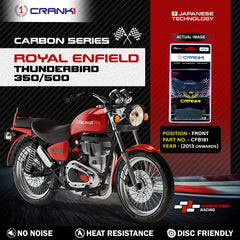 CRANK1 CFB181 carbon front brake pads for Royal Enfield Thunderbird 350/500