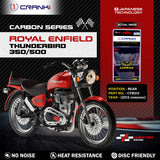 CRANK1 CFB312 carbon brake pads rear for Royal Enfield Thunderbird 350 500 motorcycle
