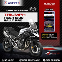 CRANK1 CFB744 carbon front brake pads for Triumph Tiger 1200 Rally Pro