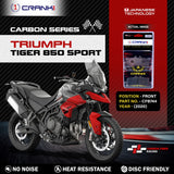 CRANK1 Carbon Front Brake Pads CFB744 for Triumph Tiger 850 Sport 2020