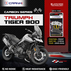 CRANK1 CFB744 carbon front brake pads for Triumph Tiger 900