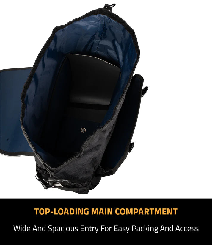 CRAMSTER Stallion 60L stormproof motorcycle saddlebags