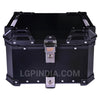 LGP 45L aluminium motorcycle top box with backrest

