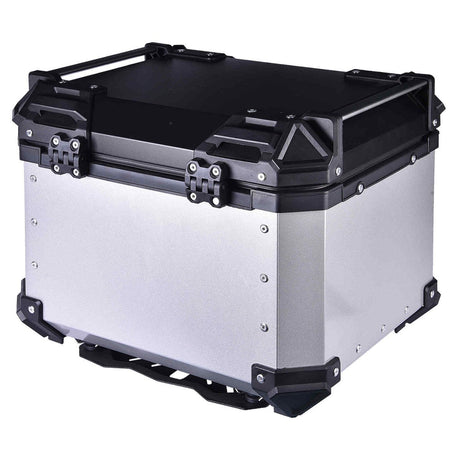 LGP 45L aluminium motorcycle top box with backrest


